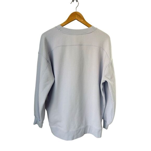 Lululemon Perfectly Oversized Crew Neck Pullover Sweatshirt In Pastel Blue - Picture 6 of 10